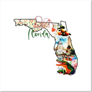 The State Of Florida Posters and Art